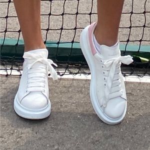 Alexander McQueen Pink Suede